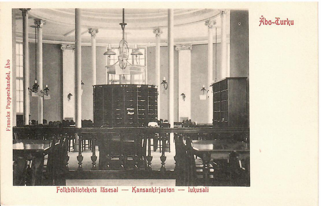 TURKU KANSANKIRJASTON LUKUSALI KULKEMATON