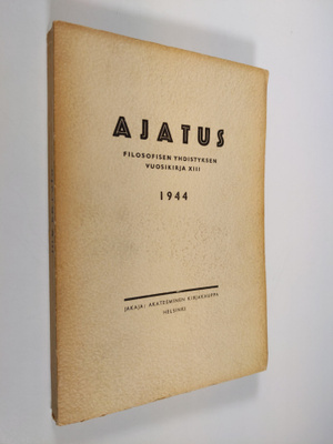 Ajatus 13 : filosofisen yhdistyksen vuosikirja