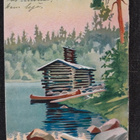 Sanny Federley vanha kortti v. 1921, vene ja rantasauna - pikkukuva 1