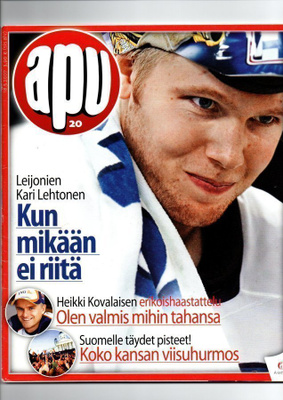 Apu n:o 20 2007 Kari. Hanna. Hyrynsalmi. Tuija. Julkisivut.