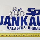 JÄMSÄN KALASTAJANKAUPPA ISO VINTAGE TARRA - pikkukuva 1