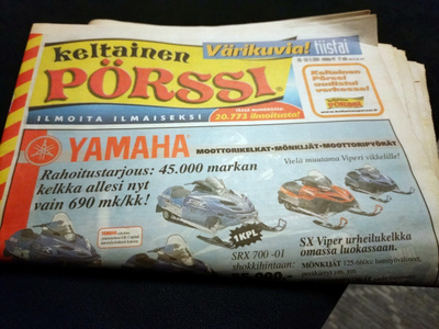Keltainen PÖRSSI lehti 47 / 2001