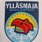 Ylläsmaja Äkäslompolo vintage kangasmerkki .Leikkaamaton - pikkukuva 2