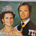 Kuningas Kaarle Kustaa ja Silvia, lähetetty Ruotsista 1982 - pikkukuva 1