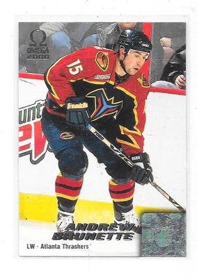 1999-00 Pacific Omega #9 Andrew Brunette  Atlanta Trashers