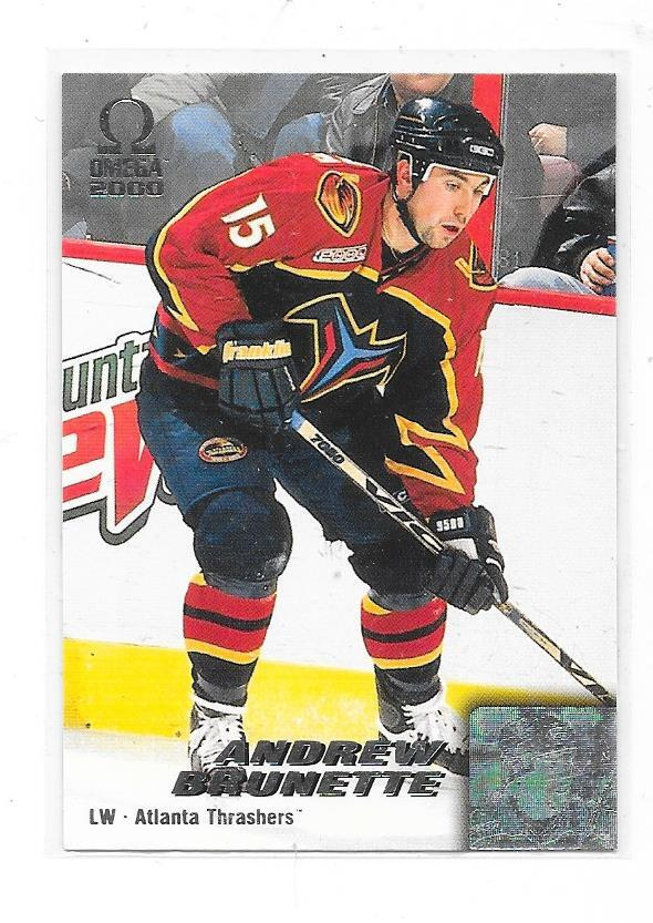 1999-00 Pacific Omega #9 Andrew Brunette  Atlanta Trashers