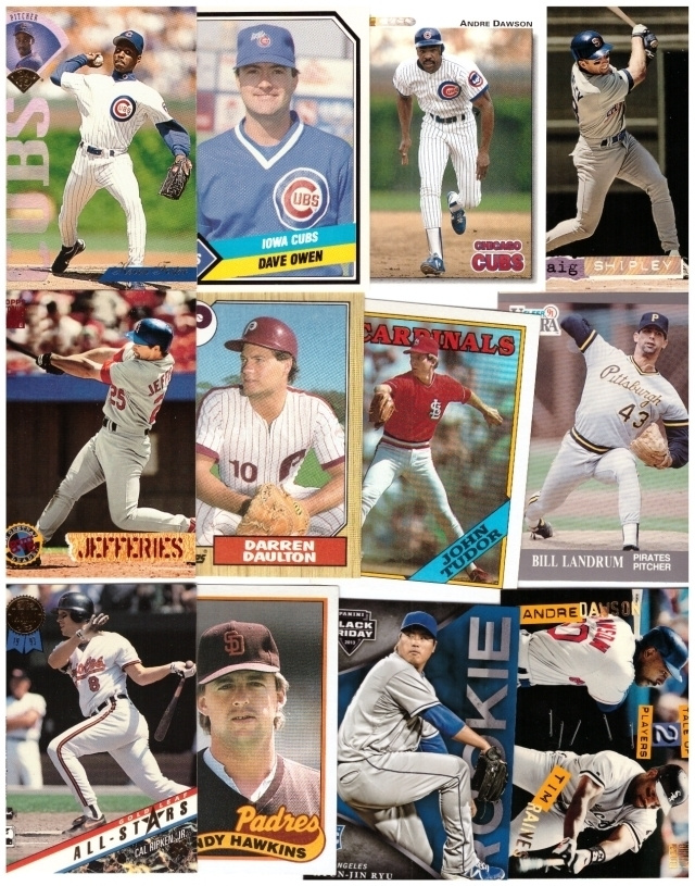12 x BASEBALL Korttia (E)