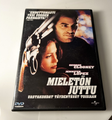 Mieletön juttu (George Clooney, Jennifer Lopez, 1998) dvd
