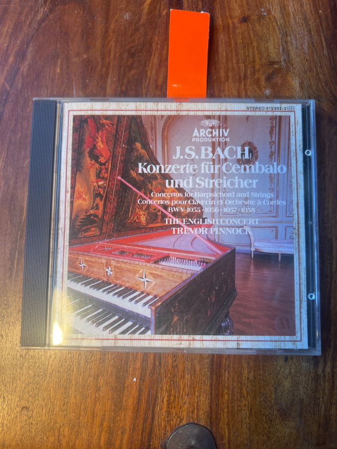 J. S. Bach - Konzerte Fur Cembalo Und Streicher Cd