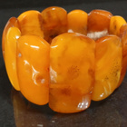 ANTIQUE Vintage Genuine BALTIC AMBER Egg Yolk - pikkukuva 1