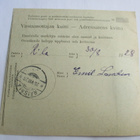 1928 Ägläjärvi postiosoitus Räisälä Tienriste Osuuskauppa - pikkukuva 2