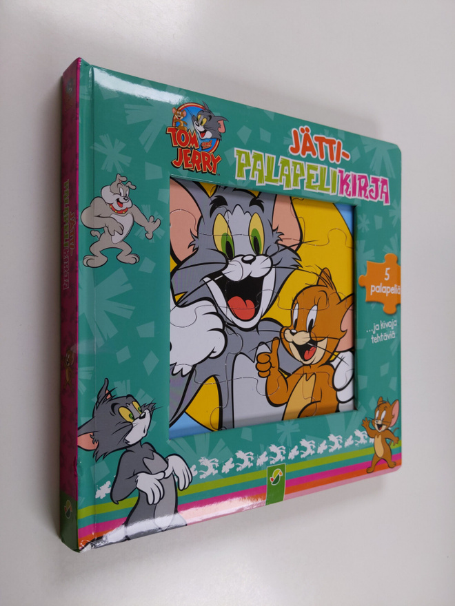 Tom & Jerry : Jättipalapelikirja (5 palapeliä)