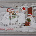 Antiikki joulukortti, Carte postale, 100 v. vanha kortti - pikkukuva 1