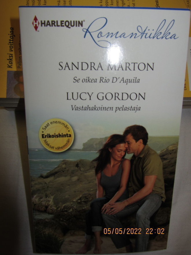 Harlequin Romantiikka tupla 45/2013 Marton & Gordon