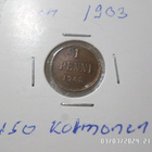 1 penni  1903   kulkematon   hieno  Iso kolmonen, - pikkukuva 5