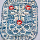 VANHA Kangasmerkki Olympia 1968 Grenoble - pikkukuva 2