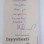 Keijo Leppänen : Isyystesti (signeerattu, tekijän omiste) - pikkukuva 3