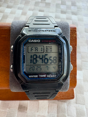 Casio Collection W-800H-1AVES rannekello, ns. inttikello