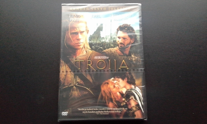 DVD: Troija 2xDVD (Brad Pitt 2004)  UUSI AVAAMATON