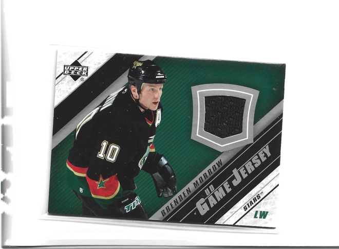 BRENDEN MORROW - DALLAS 2005-06 GAME JERSEY=MUSTA