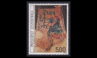 Andorra Fr 384 ** Uskonnollista taidetta (1987)