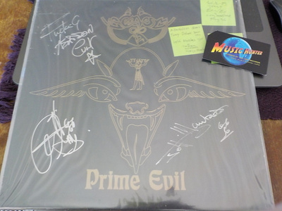 VENOM - PRIME EVIL EX-/EX LP KOLMELLA (+2) NIMMARILLA