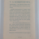 V. A. Koskenniemi : Eros : rakkausrunoja ja runoja rakkau... - pikkukuva 2