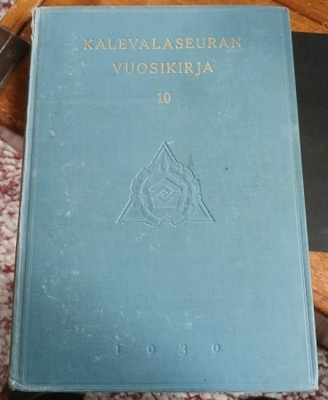 Kalevalaseuran vuosikirja 10 , v. 1930