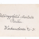 VANHA Valokuva Suomalaiset Näyttelijät+ Nimmari 1931 Varkaus - pikkukuva 2