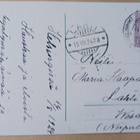 Maisema Suomesta, alus kanavassa, vanha väripk, p. 1924 - pikkukuva 2