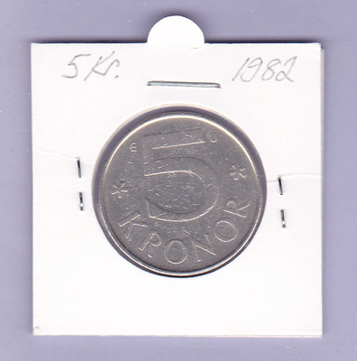 Ruotsi 5 Kronor v.1982 KM#853