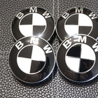 BMW vannekeskiöt – Musta-valko – 56mm (4kpl sarj - pikkukuva 1