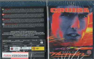 Days Of Thunder	(74 337)	UUSI	-FI-	BLU-RAY	,		tom cruise