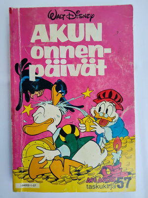 Akun onnenpäivät - Aku Ankka taskukirja 57 (1.p)