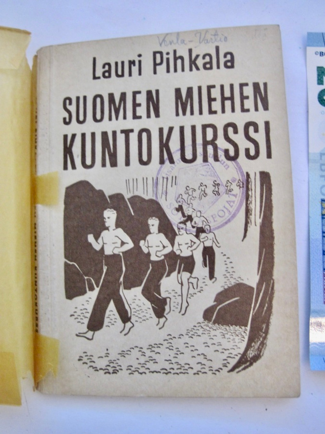 VANHA Suomen Miehen Kuntokurssi 1943 Sotilaspojat