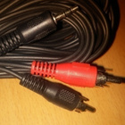 Audiokaapeli 10 metriä 2x RCA-3,5mm plug. - pikkukuva 1