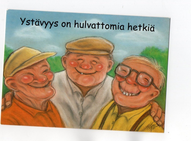 "°YSTÄVYYS ON HULVATTOMIA HETKIÄ"° -KORTTI / Hörölä