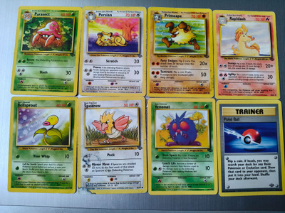 8x Pokemon Jungle set kortteja