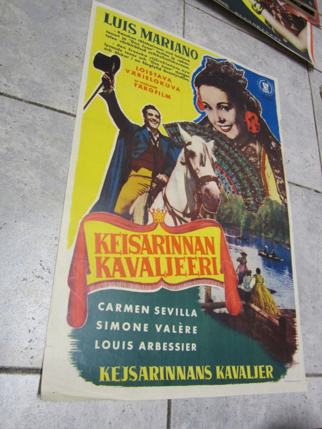 VANHA ORIG ELOKUVAJULISTE 40 -50 LUVULTA