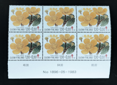 1983 Tuberkuloosi 1,30mk+0,30mk numerokuusilo **