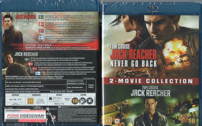Jack Reacher Never Go Back / Jack Reacher (54 717) UUSI -FI-