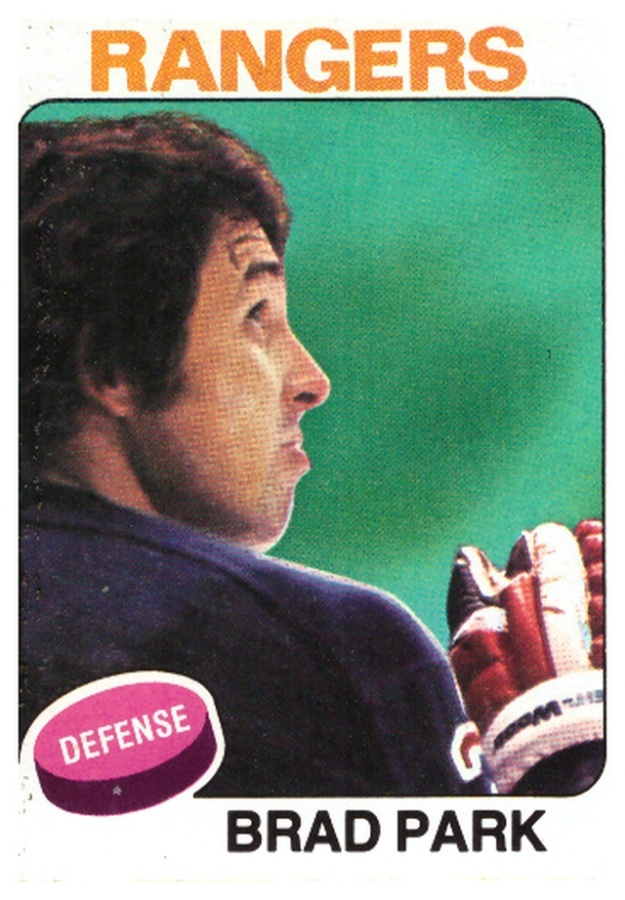 Legenda BRAD PARK Rangers, 75-76 Topps #260