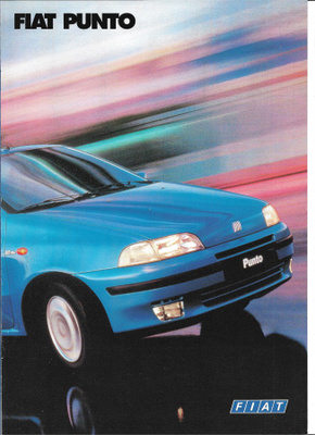 1997 Fiat Punto esite - KUIN UUSI - suom - 12 sivua