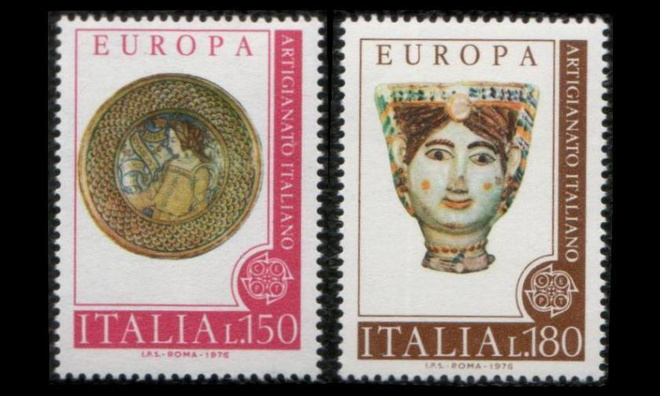 Italia 1530-1 ** Europa taidekäsityöt (1976)