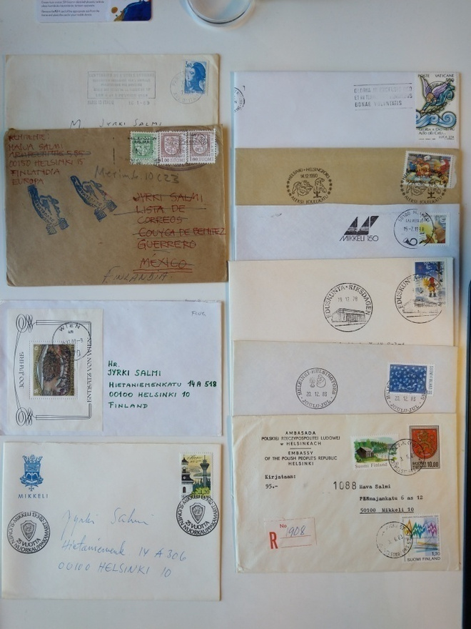 8 erikoista postilähetystä 1980-luvulta