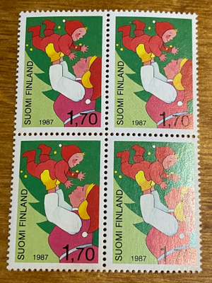 JOULU 1,70MK 1987 NELIÖ**