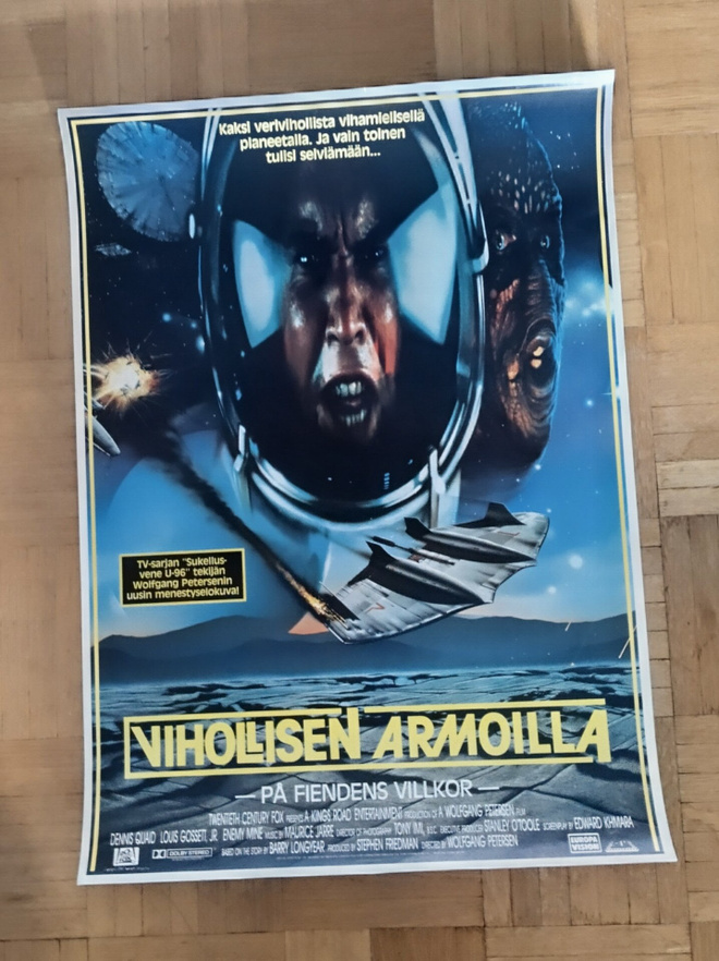 VIHOLLISEN ARMOILLA - ENEMY MINE juliste