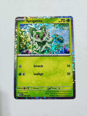 Sprigatito - 2023 McDonalds Pokemon Promo Holo