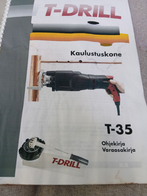 T-DRILL Kaulutuskone, malli T-35
