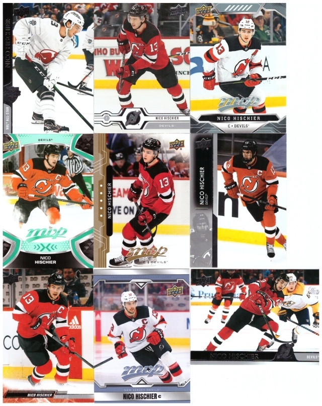 9 x NICO HISCHIER New Jersey Devils